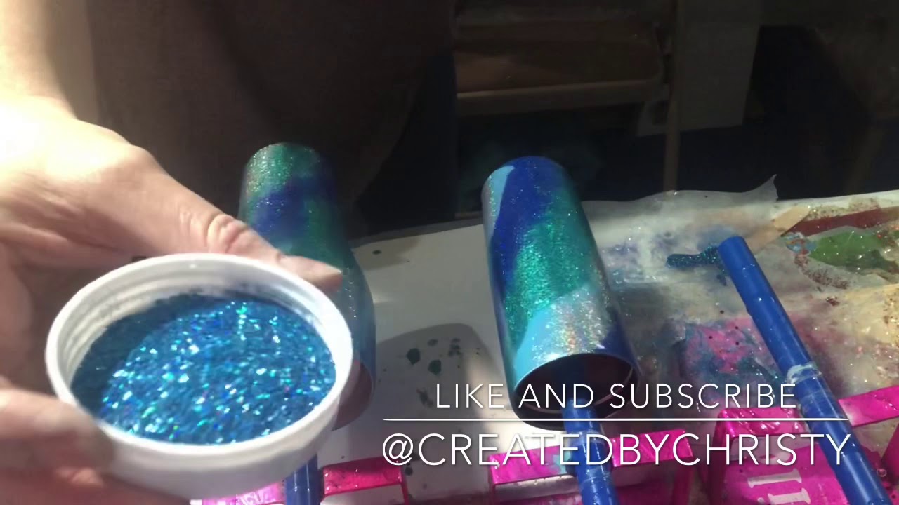Created by Christy presents Glitter Swirl Tumblers - YouTube