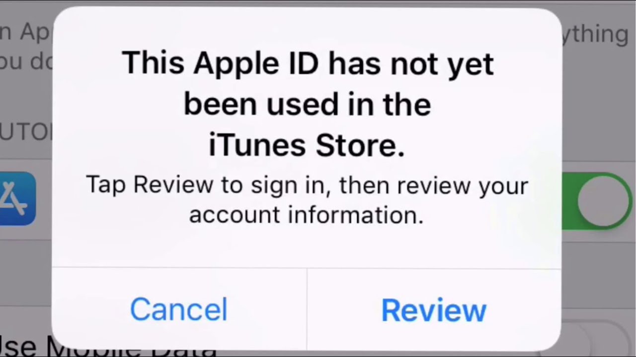 Has not arrived yet. This Apple ID has not yet been used in the ITUNES Store. This Apple ID has not yet been used in the ITUNES Store что делать. This Apple ID has not yet been used with the app Store.. This Apple ID has not yet been used in the ITUNES Store. Tap Review to sign in, then Review your account information..