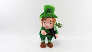 Musical Dancing Leprechaun With Fiddle The Works