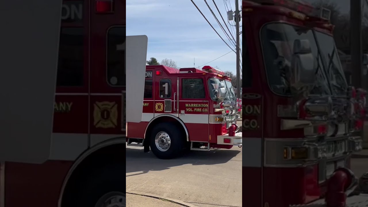 Wagon 1 Responding To A Brush Fire