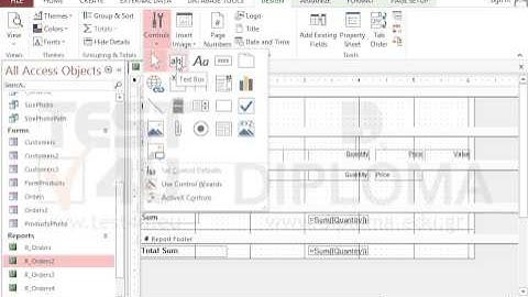 Insert a text box in the Detail section of the R_Orders2 report that will display the product of...