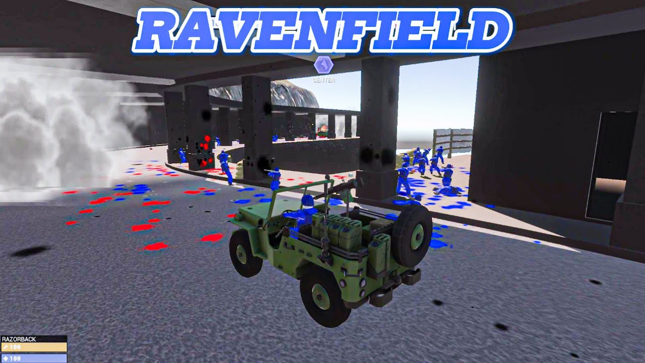 Ravenfield Chaos: AI Soldiers Gone Wild!|Tunnel Map Ravenfield