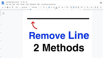How To Remove Horizontal Lines in Google Docs