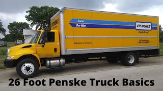 Penske 26 Foot Moving Truck- How to Drive and Basics of the Controls