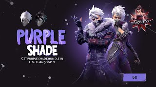Purple shade bundle return confirm date | Golden shade bundle return free fire | free fire New event