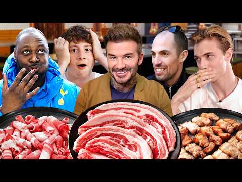 <strong>Trying</strong> Korean BBQ for the first time: <strong>BEST</strong> Reactions!