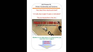 #UVPrinter #Primer #InkjetPrimer #NozzleClogging #GlassPrinting #MetalPrinting #ManualPrimer #ARTJET