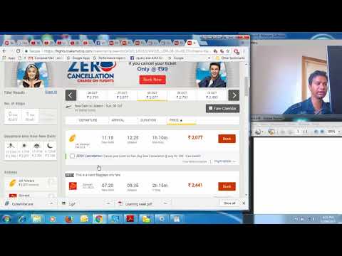 Quantos bilhetes para reservar ar com ZERO CANCELAMENTO | Makemytrip