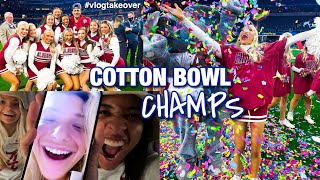 2021 COTTON BOWL CHAMPS | #vlogtakeover