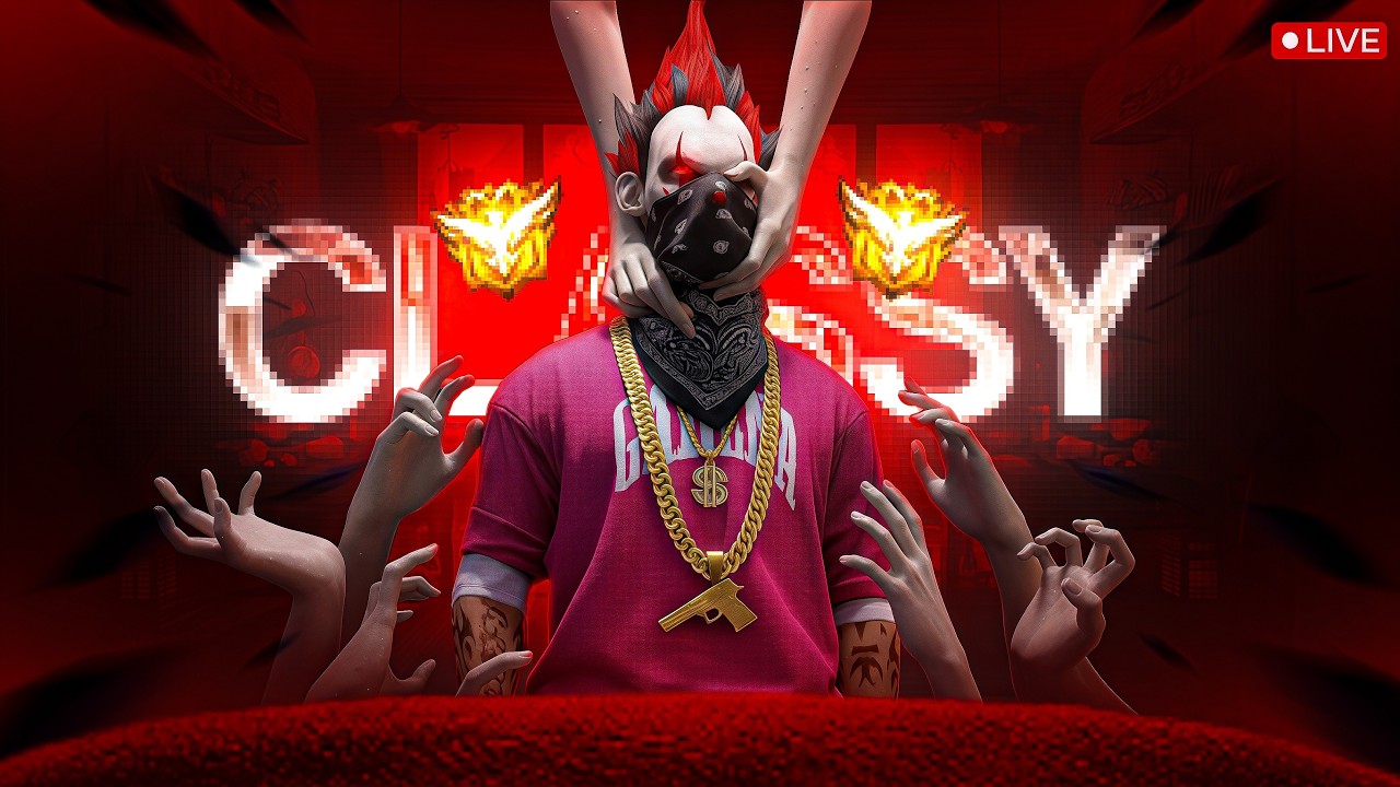 Day 2 -  Region Players Are Crazyyy | BR RANK | Classy Is Live 👽 #classyfreefire #freefirelive