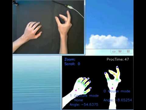 HCI - Real time hand detection and gesture recognition