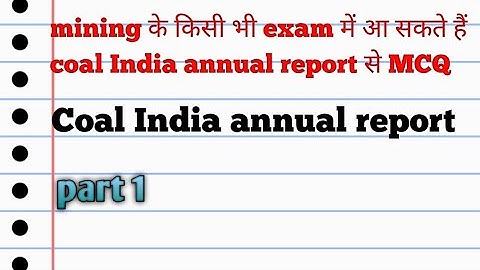 coal India annual report || coal India annual report 2023 annual report coal India