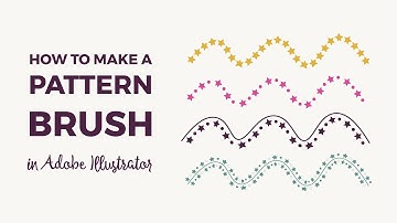 How to make a pattern brush in Illustrator