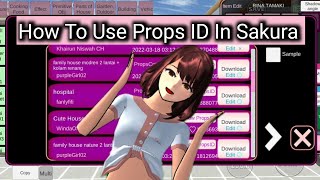 How To Apply Props ID In Sakura School Simulator | Tutorial In Hindi | Props ID screenshot 2