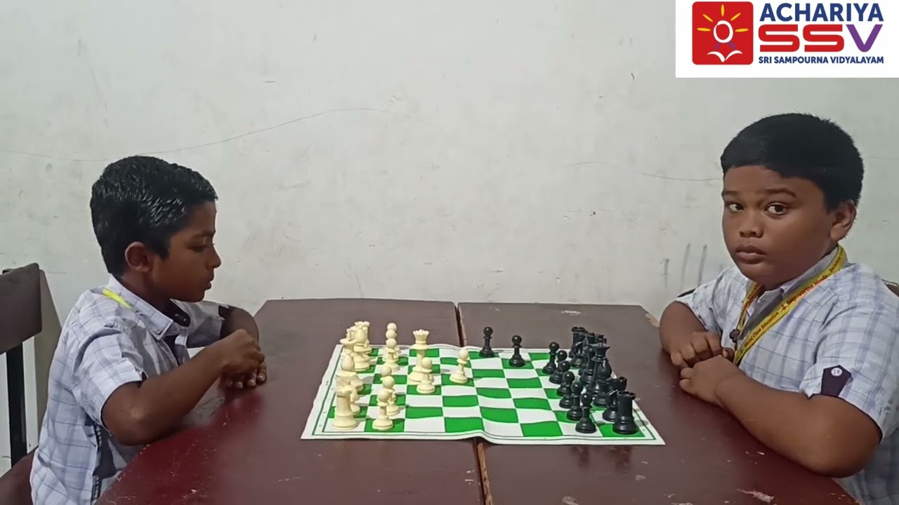 Raja VEDHAVIYASAN .P  AND  Raja YOGAN.S | Grade 4 | Chess Activity | ASSV