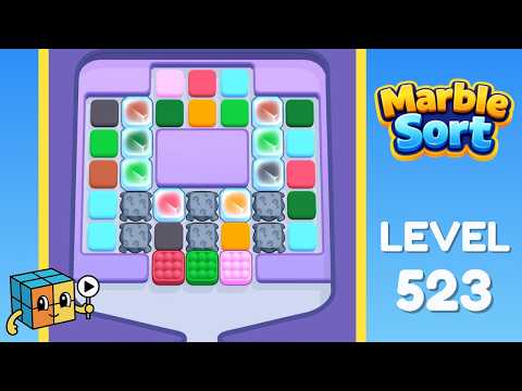 Marble Sort level 523 walkthrough video cover
