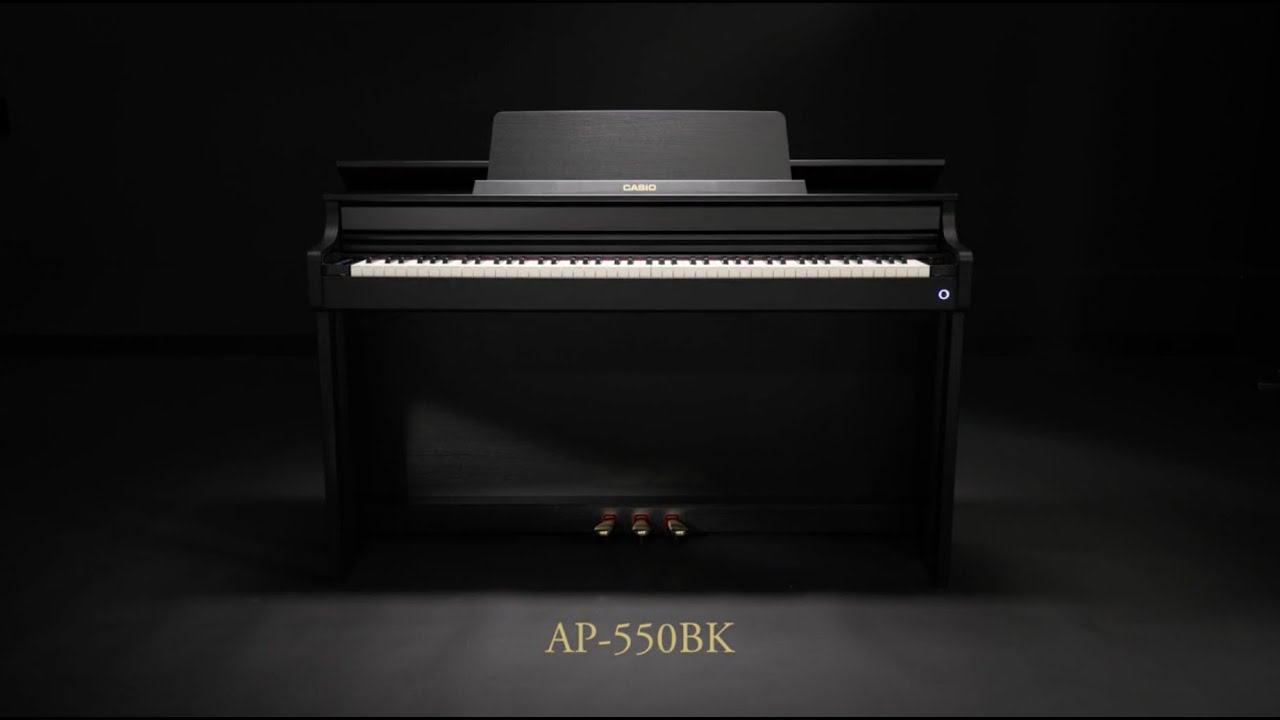 Casio Celviano AP-550 Digital Piano in Black | Premium Grand Piano Sound & Refined Design