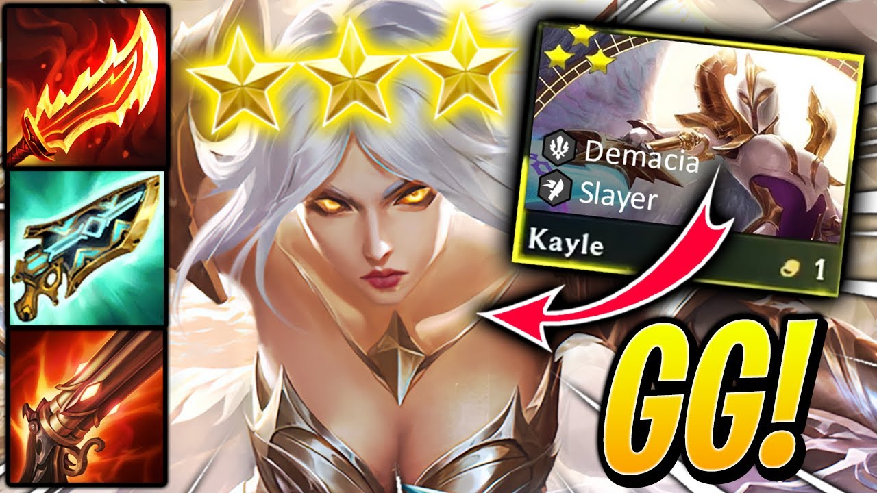 KAYLE 3 STAR HYPER CARRY BUILD!! - Teamfight Tactics RANKED Set 9 TFT ...