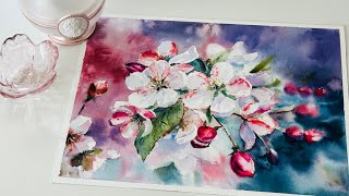 Spring Blossom - Watercolor Floral Painting