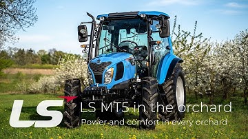 LS Tractor MT5 in the orchard :: LS Tractor Europe