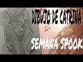 Dibujando a una catrina semana spooky  dibujos con hazett 6