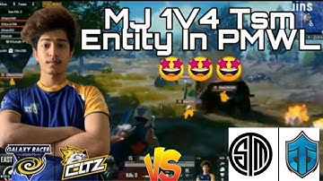 GXR Celtz Mj Clutched 1v4 against Tsm entity | PMWL last circle fight tsm entity vs Celtz | PMWL Hig