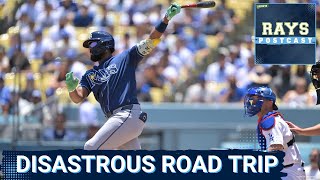 RAYS POSTCAST: The Tampa Bay Rays BLOW a 2 run lead as they get SWEPT by the Los Angeles Dodgers