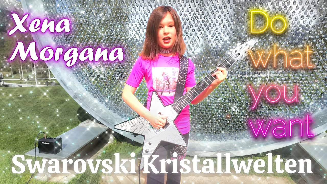 Swarovski Kristallwelten - Xena Morgana live Do what you want mit Swarovski Sterngitarre