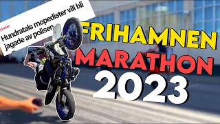 'Hundratals mopedister vill bli jagade av polisen'  FRIHAMNEN MARATHON 2023