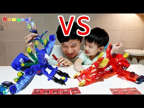 터닝메카드W 피코 VS 카이온 메카니멀 고~! 뉴욕이랑 놀자 NY Toys