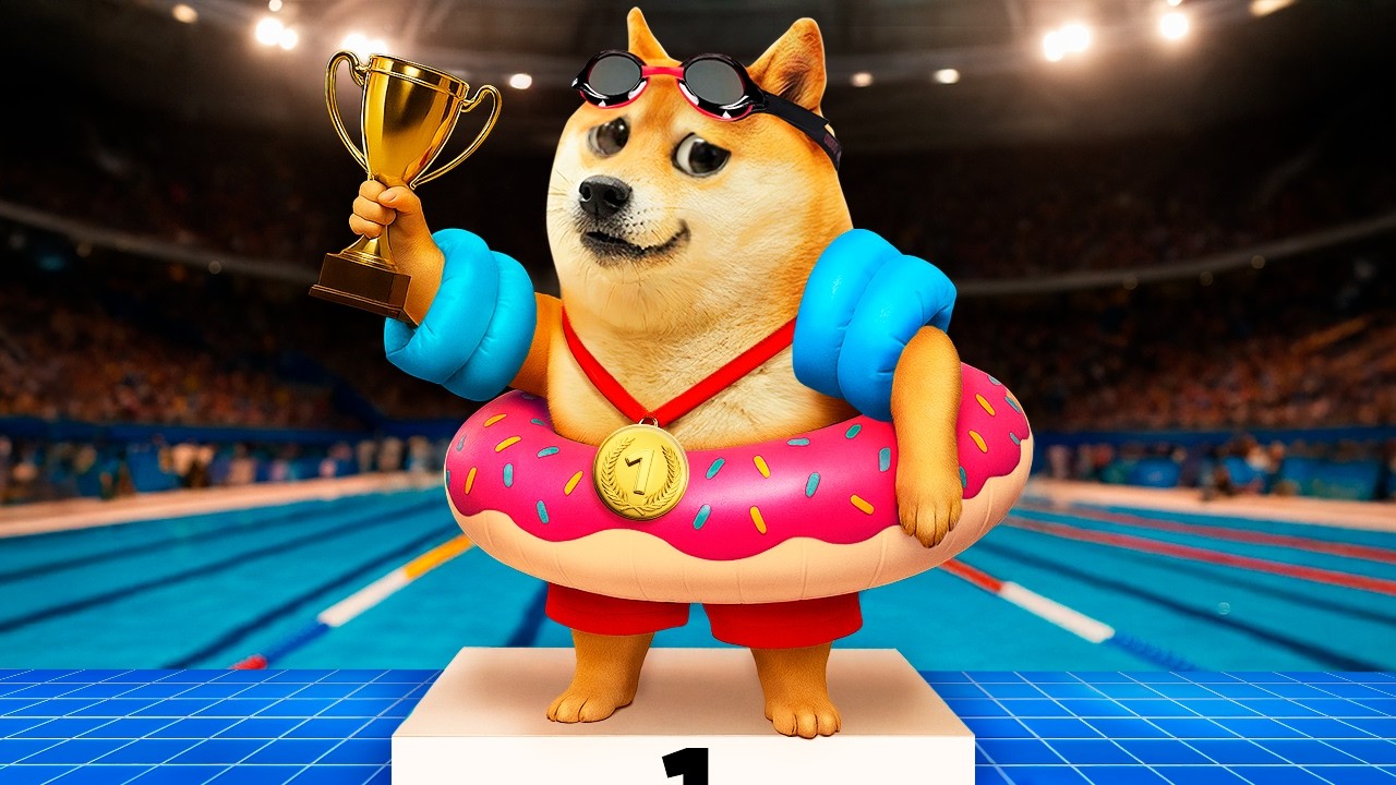 No sé nadar y GANÉ las olimpiadas🥇