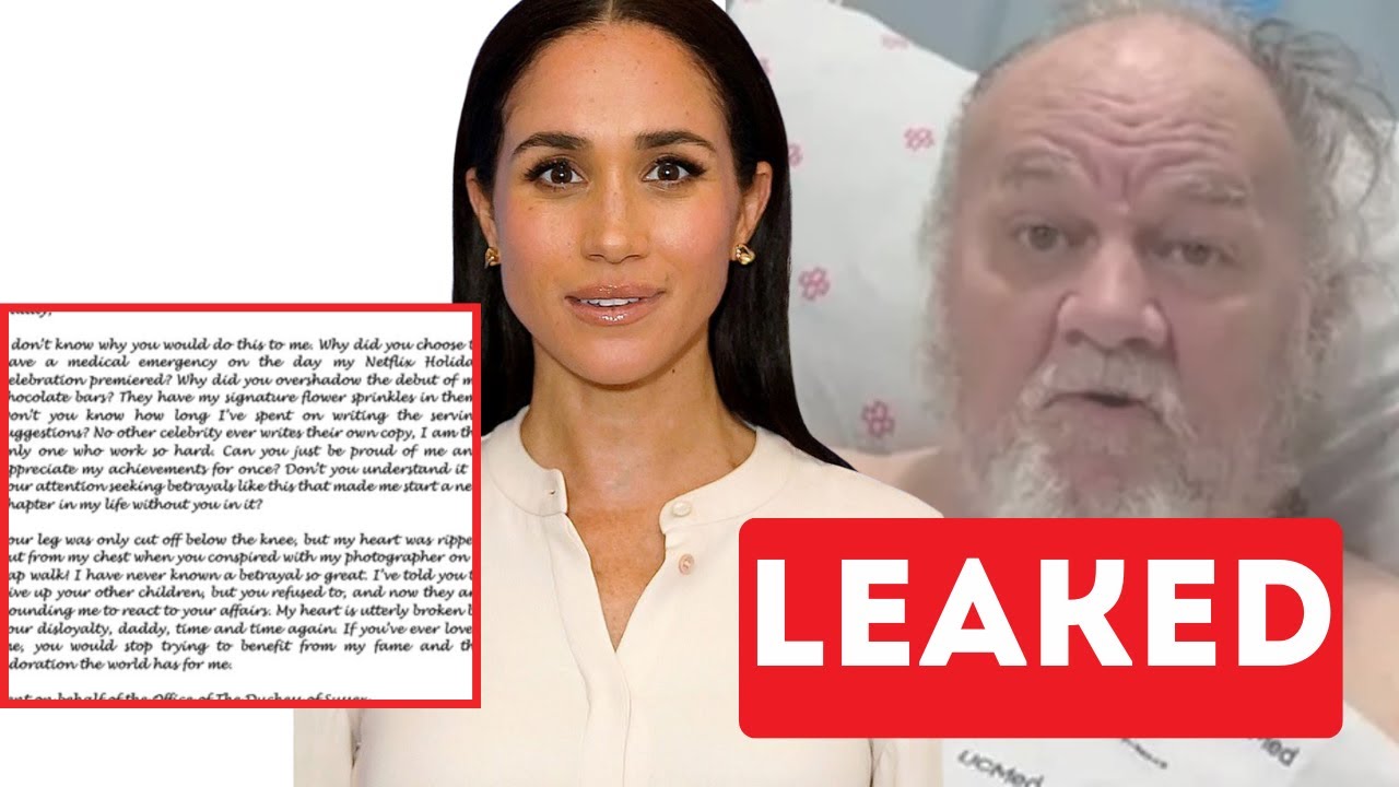 LEAKED: Meghan Markle’s Emotional Handwritten Letter to Her Father – A Shocking Confession!