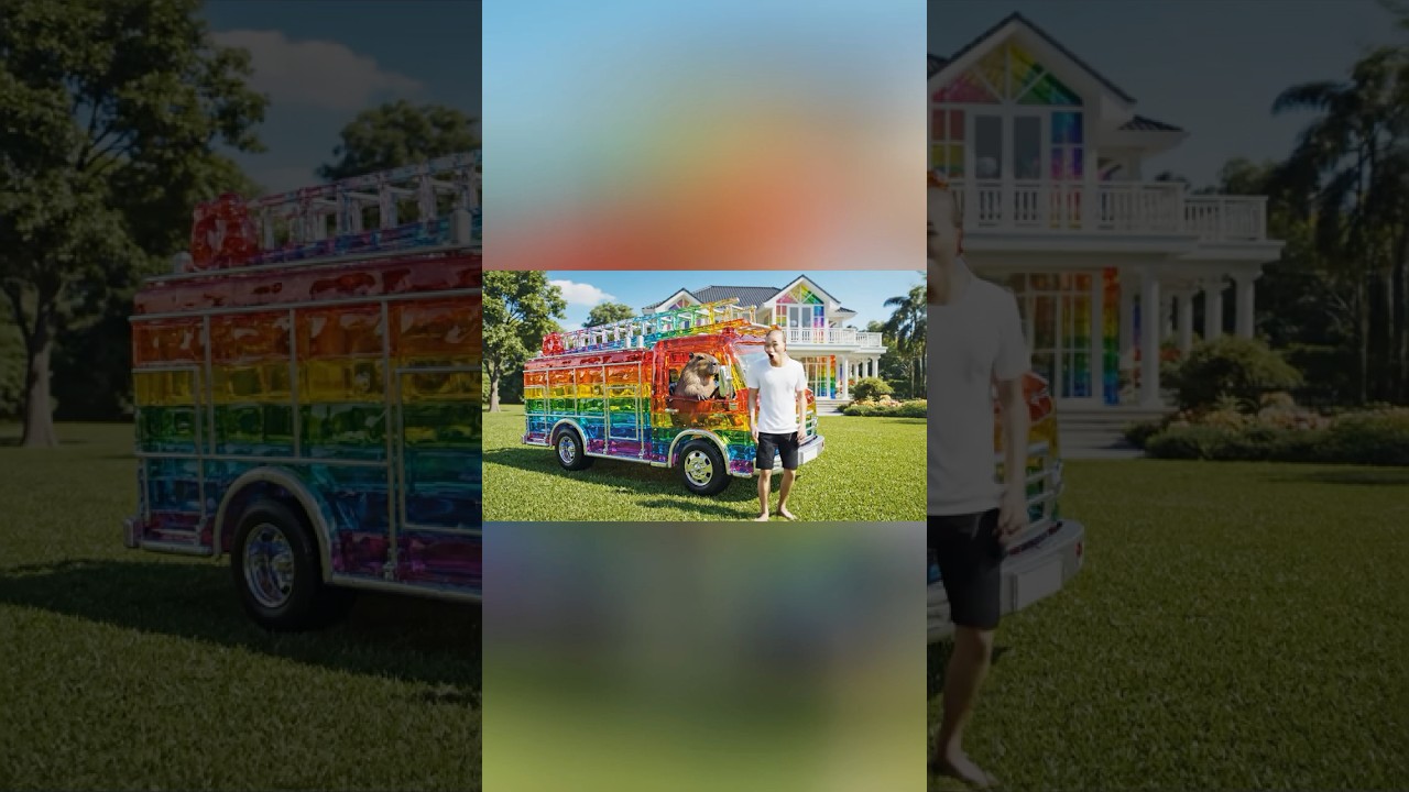 Hùng Trọc lấy siêu xe cứu hỏa của capybara và cái kết 