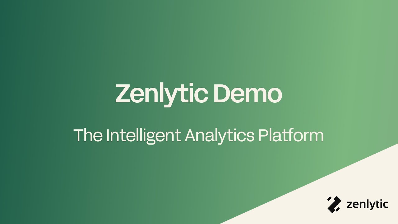 Zenlytic Demo with Data Science Connect September 2025
