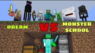 Monster School Speedrunner Dream Vs Monster School - Minecraft Animation Robe Cube Deleted Vi̇deo