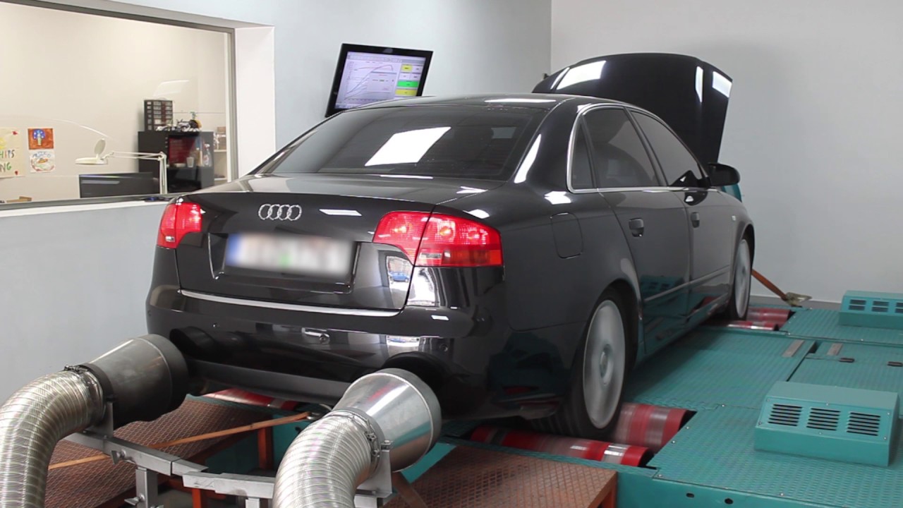 Audii A4 K04 064 setup 283ps (stock engine) - YouTube
