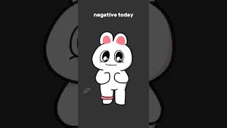 Stop Being Negative Today (Animation Meme) #Shorts