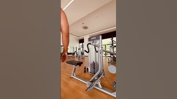 Seated row machine- for rhomboid muscle #backworkout