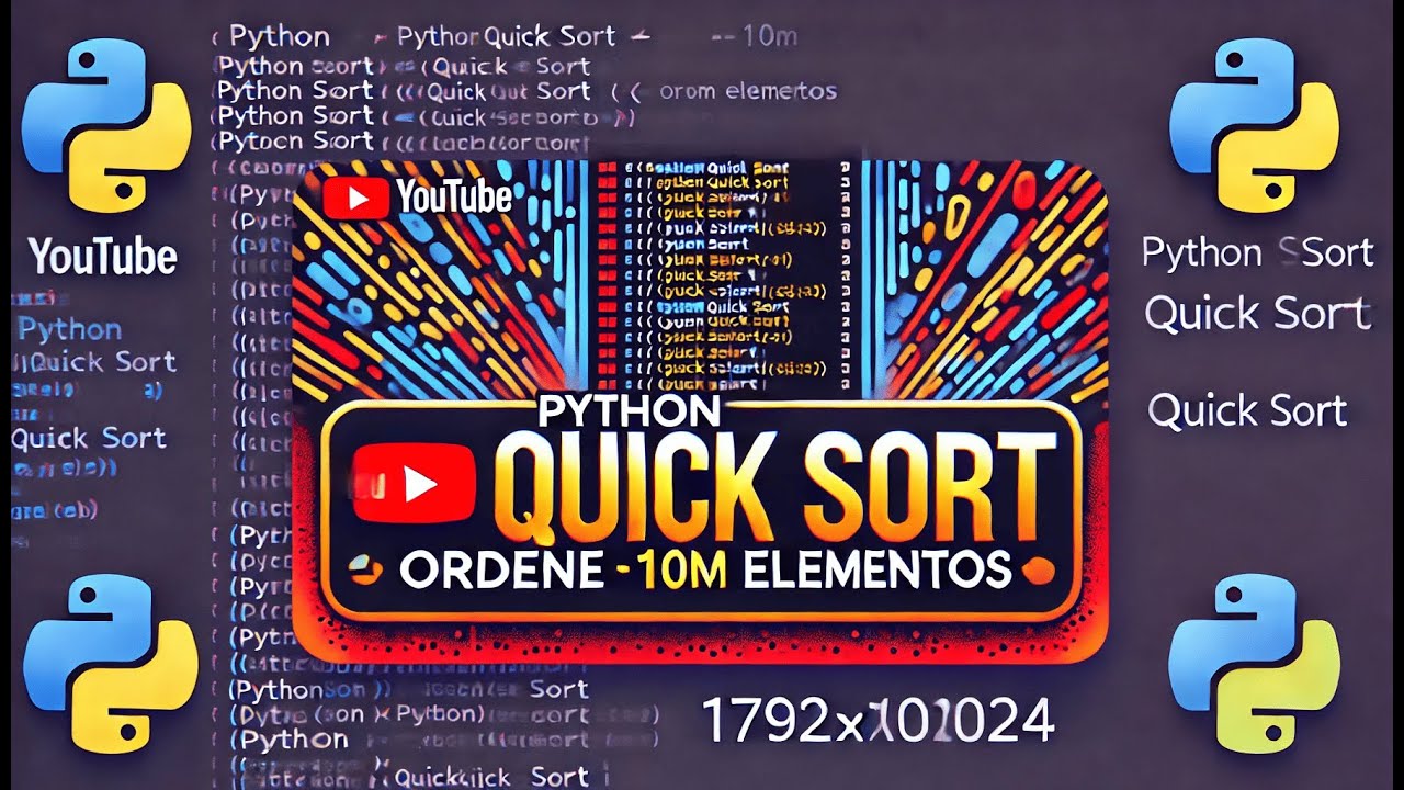 python quicksort, algoritmo di ordinamento python... Python Quick Sort Explicado: Particionamento e Desempenho - YouTube