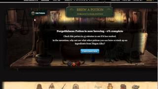 Forgetfulness Potion Tutorial - Pottermore Details