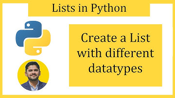 Create a Python List with different datatypes | Amit Thinks