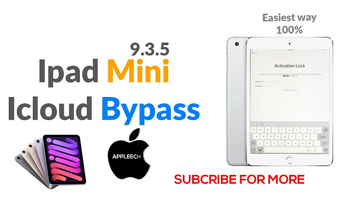 Bypass ipad 2 ios 9.3 5