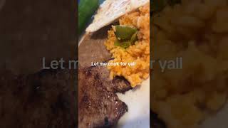 #food #beans #rice #steak #spm #fypシ