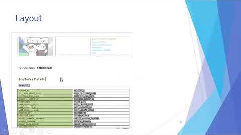 Oracle Cloud BI Report - Parameterized