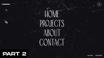 (2/2) React Animated Navigation - Coding Animated Menu