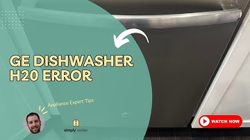 Fixing GE Dishwasher H20 Error: A Step-by-Step Guide