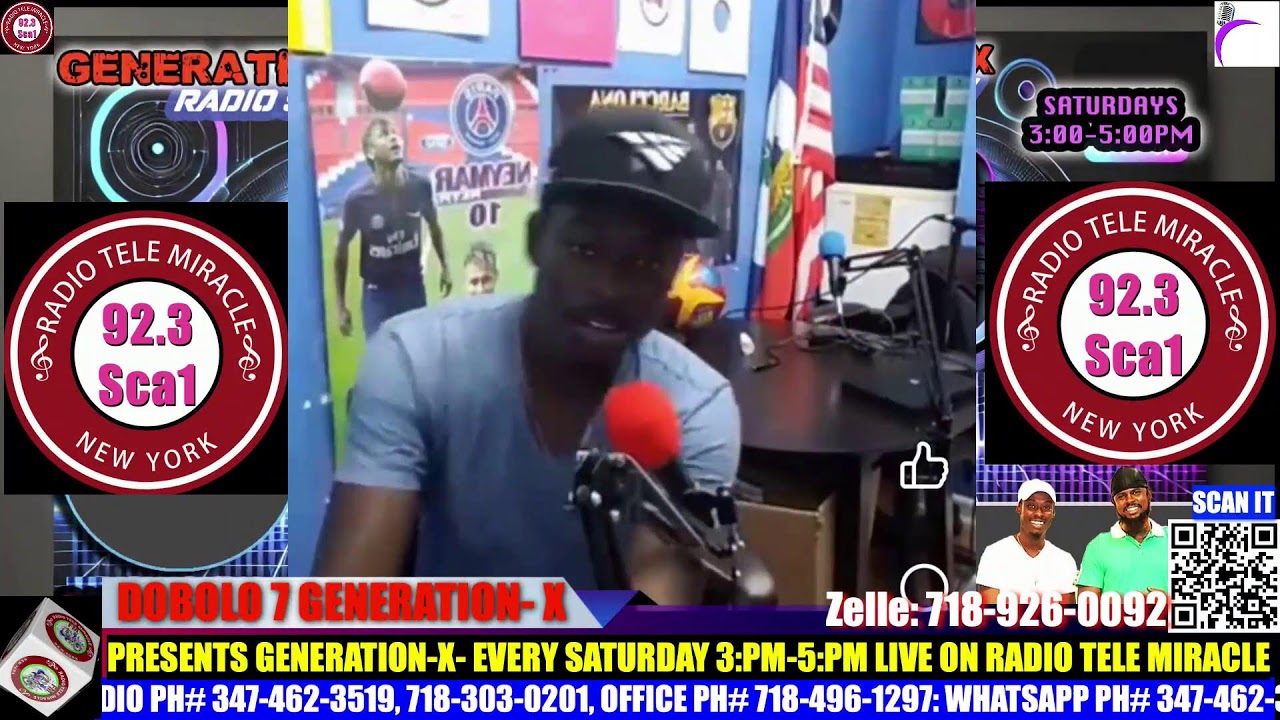 PRESENTS GENERATION-X- EVERY SATURDAY 3:PM-5:PM LIVE ON RADIO TELE MIRACLE 92.3 SCA1