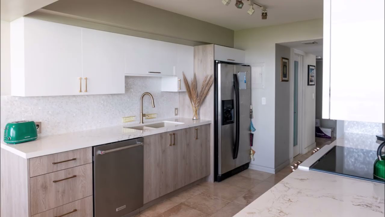 Kitchen Solvers Kitchen Remodels Done in  Two Tone Upper and Lower Cabinets Vol 5