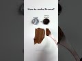 Learn How to Make Bronze: Easy Color Mixing Tips 🖌️