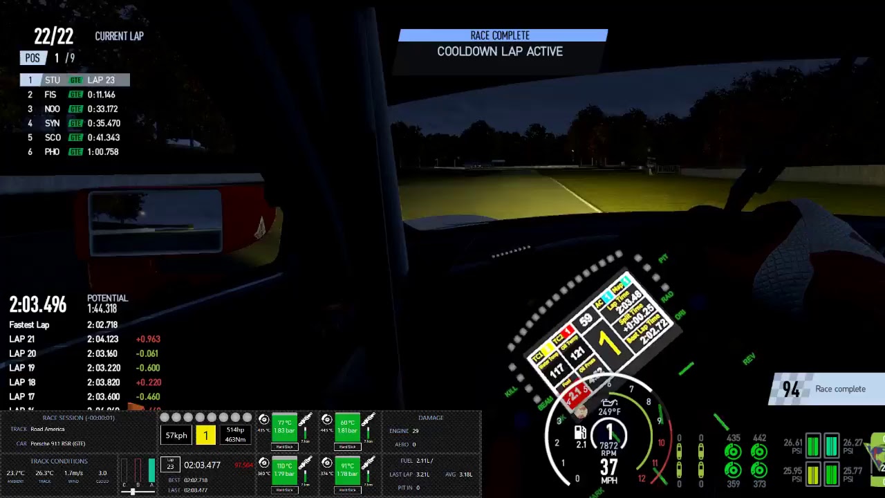 Project Cars 2 - PRD - Season 15 - GTEs - Round 5 @ Road America